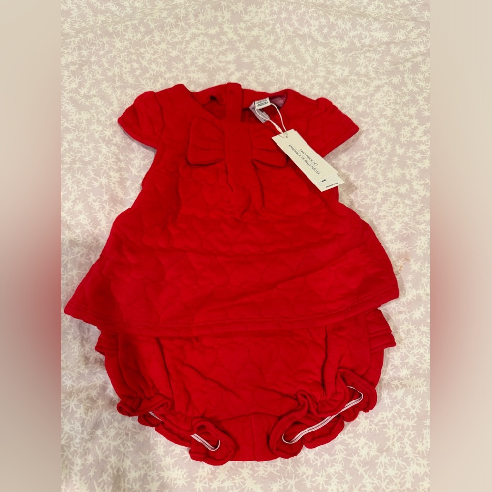 Janie and Jack baby girl BABY TEXTURED RUFFLE MATCHING SET